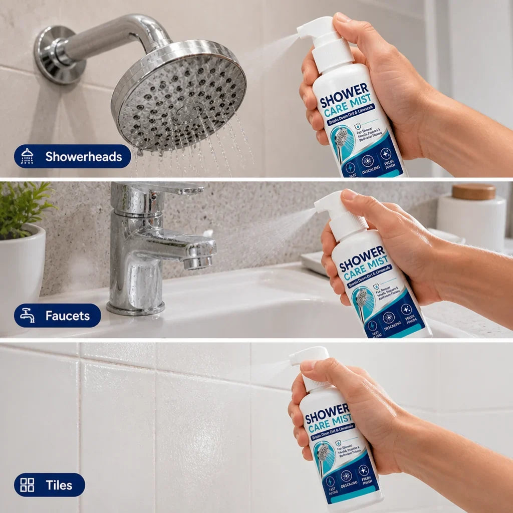 Calcera™ Limescale Eraser — Instantly Revive Your Bathroom’s Gleam and Confidence