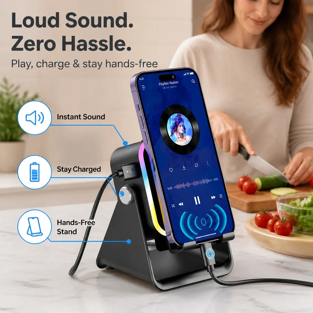 VoxDock™ — Turn Every Phone Moment Into Loud, Clear Power and Freedom