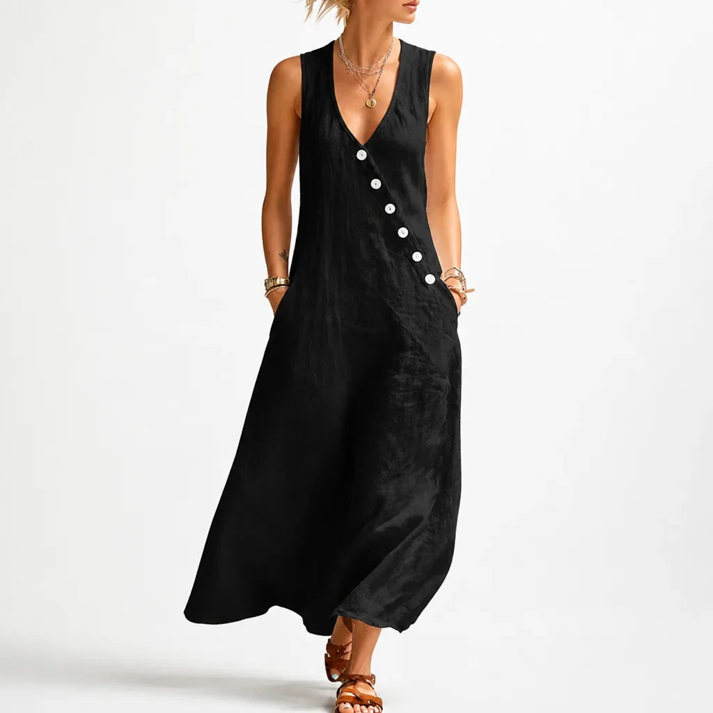 Elzavé™ Maxi Dress — Stay Cool, Look Stunning, and Own Every Summer Moment