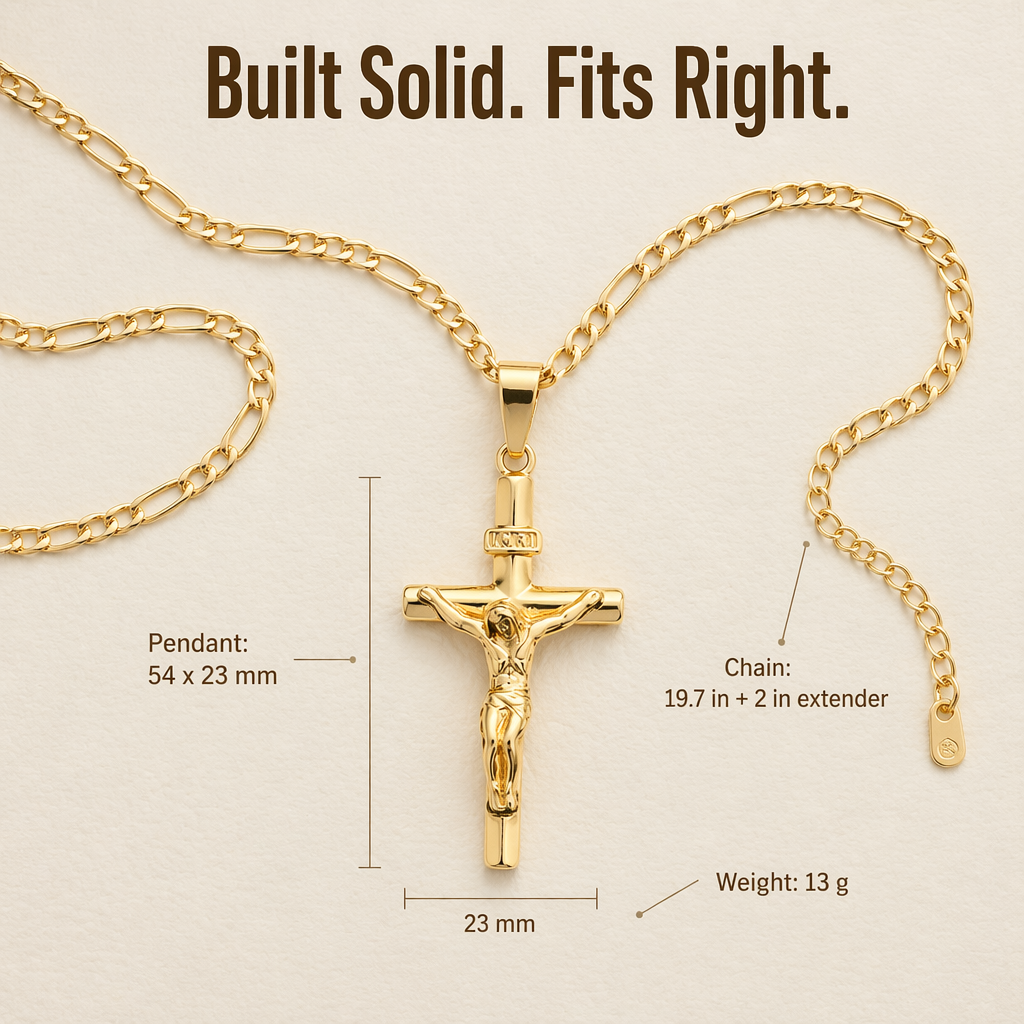 SolaraFaith™ Crucifix Necklace
