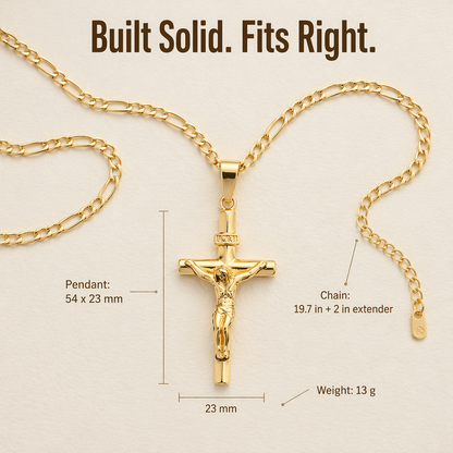 SolaraFaith™ Crucifix Necklace