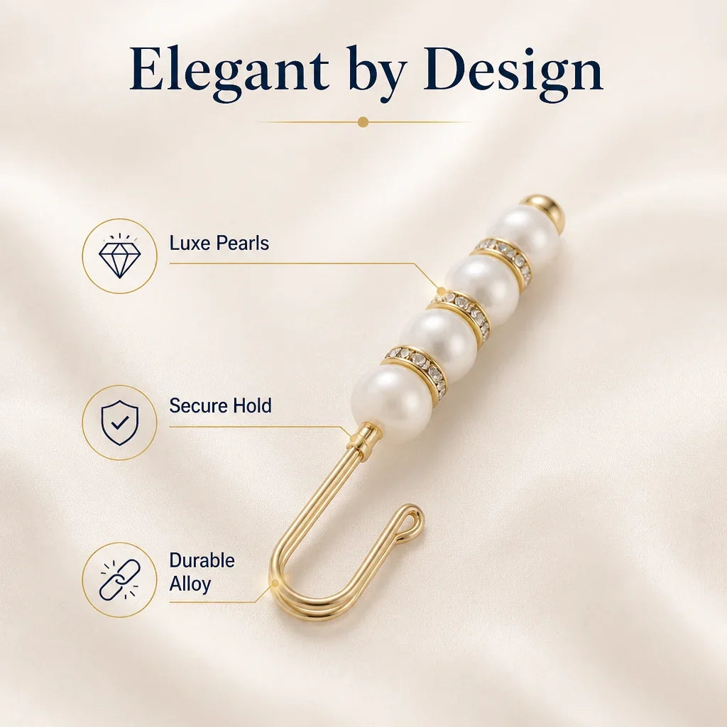 Luxelure™Pearl Pin — Unlock Instant Elegance and Confidence in Every Outfit