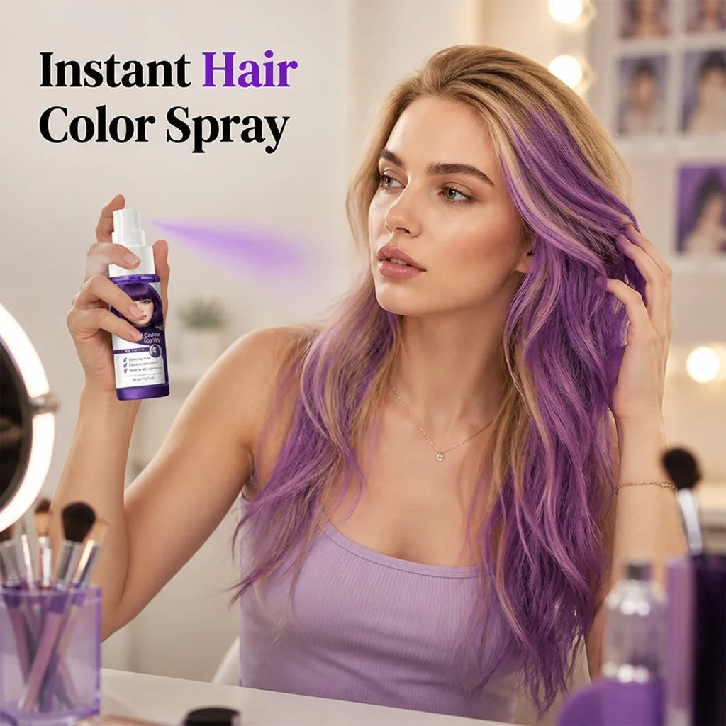 TintVibe™ Temporary Hair Color Spray — Ignite Instant Confidence with Effortless, Damage-Free Color