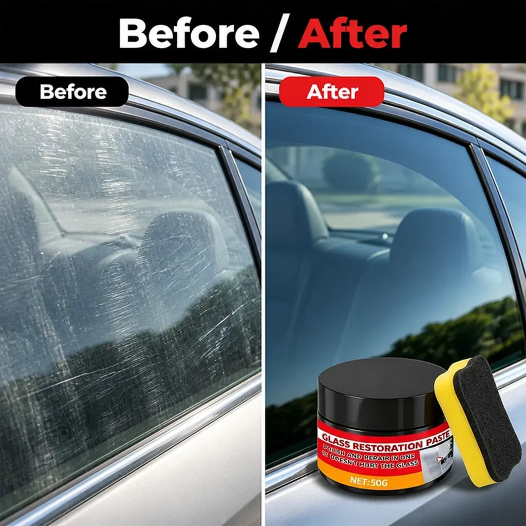 VisiRenew™ Glass Renewal Paste — Instantly Erase Scratches and Enjoy Crystal-Clear Views That Last