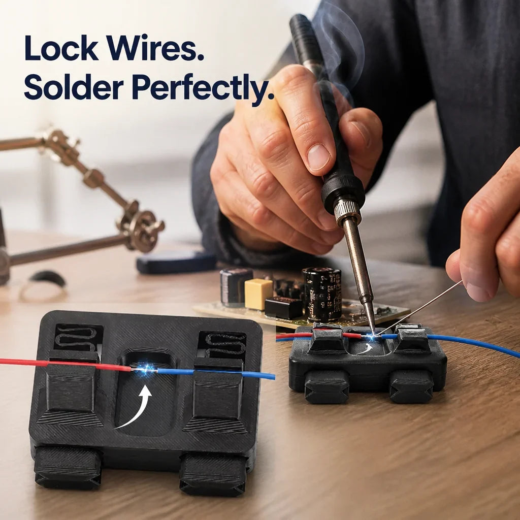 VoltClasp™ — Lock Wires Perfectly and Solder Like a Pro Without the Struggle
