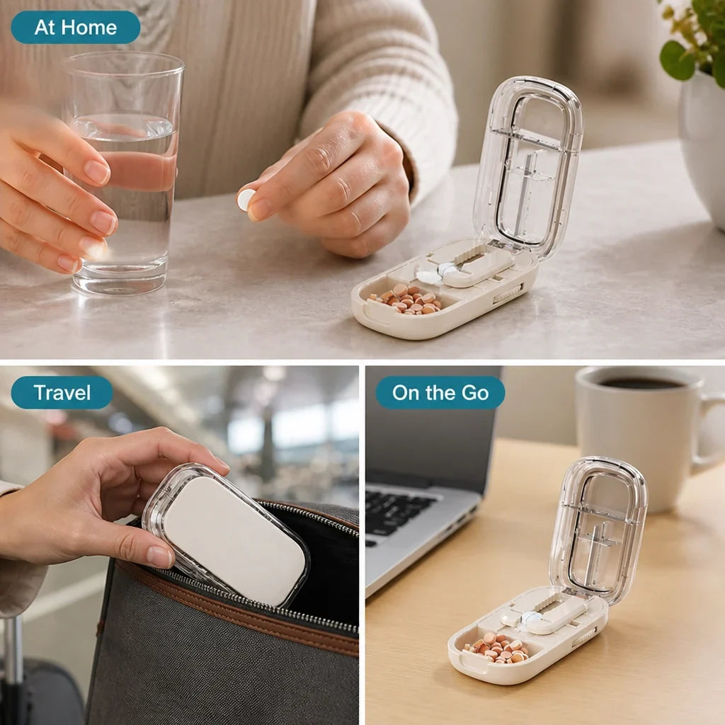 DoseMate™ — Take Control with Perfect, Hassle-Free Pill Splitting Every Time