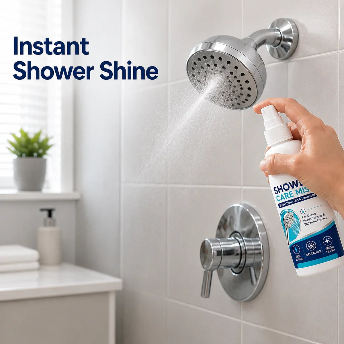 Calcera™ Limescale Eraser — Instantly Revive Your Bathroom’s Gleam and Confidence