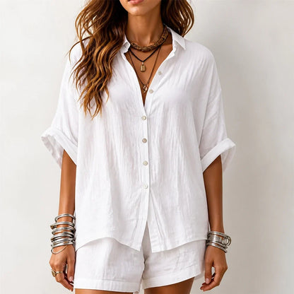 Sunnivae™ Two-Piece Lounge Set — Feel Featherlight, Flawless, and Unstoppable All Summer!