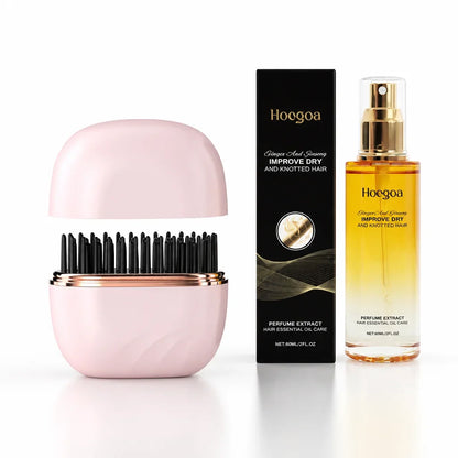 SilkComb™ Cordless Hair Straightener Comb — Transform Your Hair Into Silky, Radiant Perfection Instantly