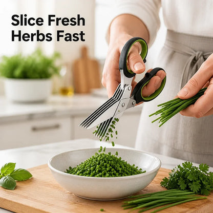 ChopBloom™ Herb Scissors — Slice Faster, Feel the Joy of Effortless Prep