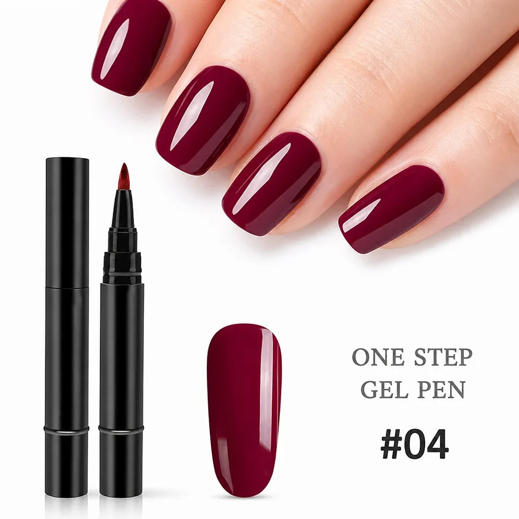 VeraBella™ All-in-One Gel Pen — Flawless, Fade-Proof Nails That Shine Through Everything