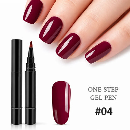 VeraBella™ All-in-One Gel Pen — Flawless, Fade-Proof Nails That Shine Through Everything