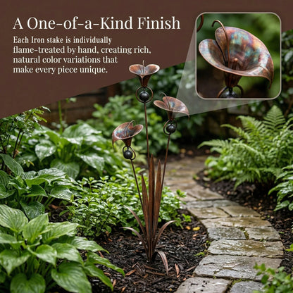 CallaChime™ | Handcrafted Garden Stake with Wind Chimes