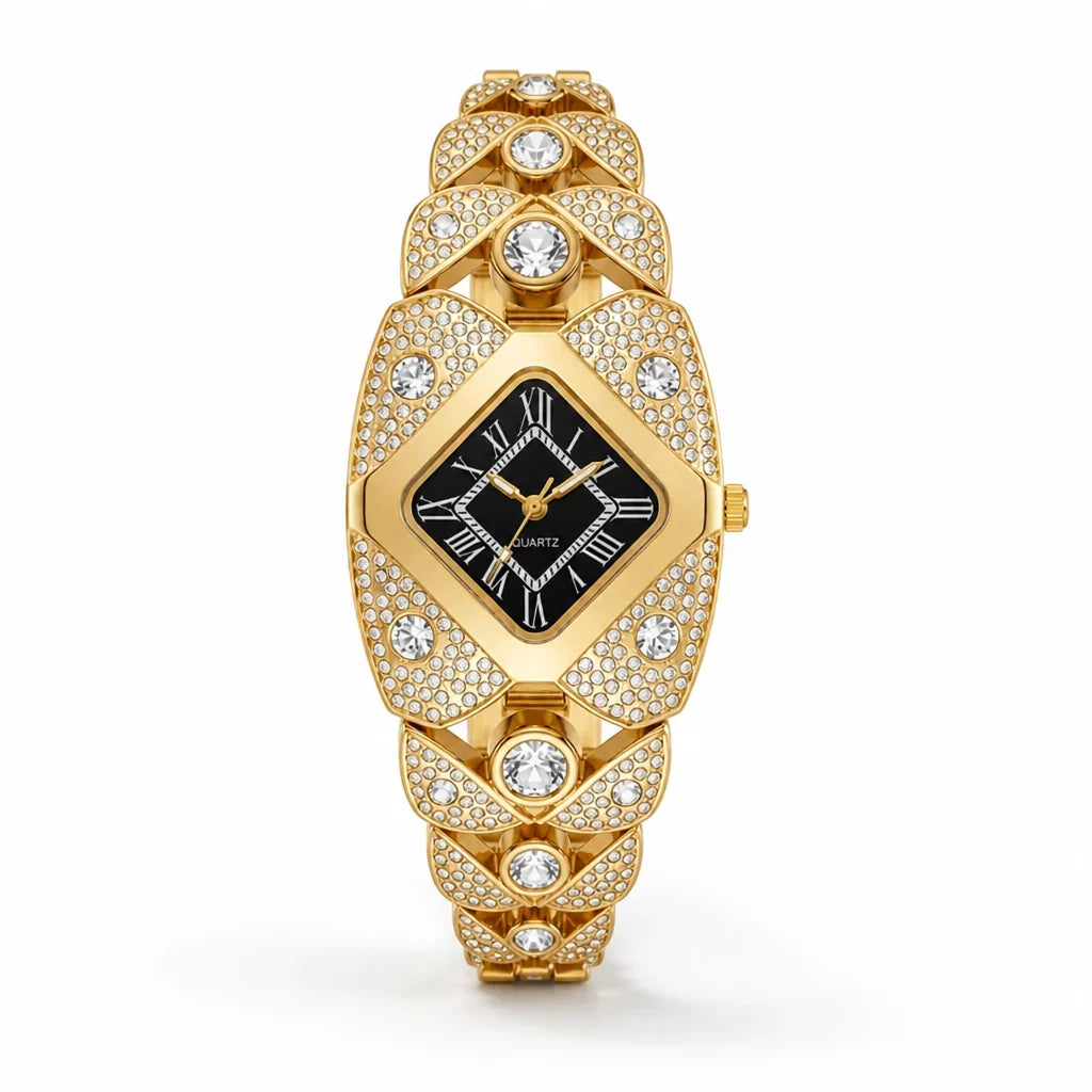Aurelia™ Quartz Bracelet Watch — Command Every Room with Dazzling Confidence and Timeless Precision