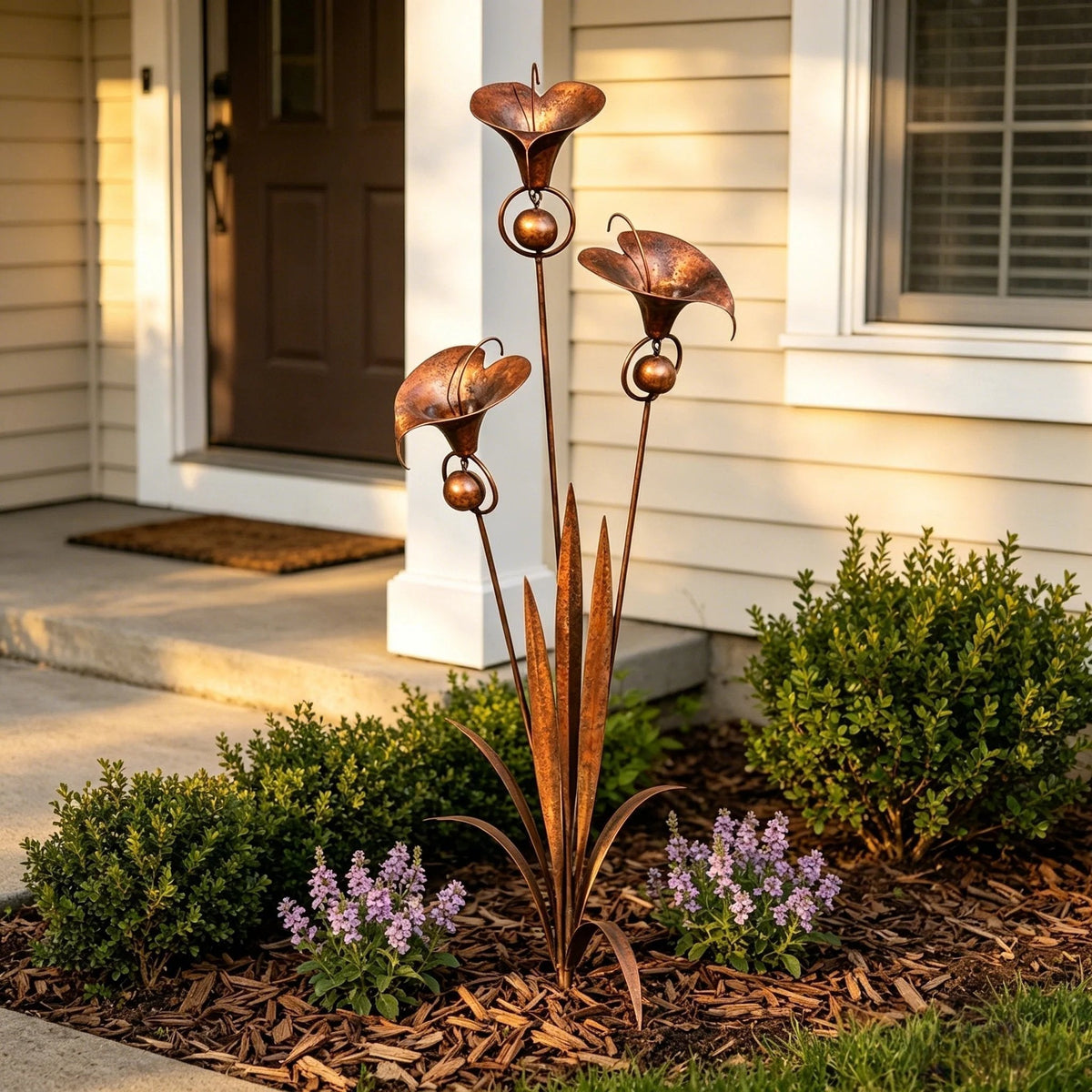 CallaChime™ | Handcrafted Garden Stake with Wind Chimes