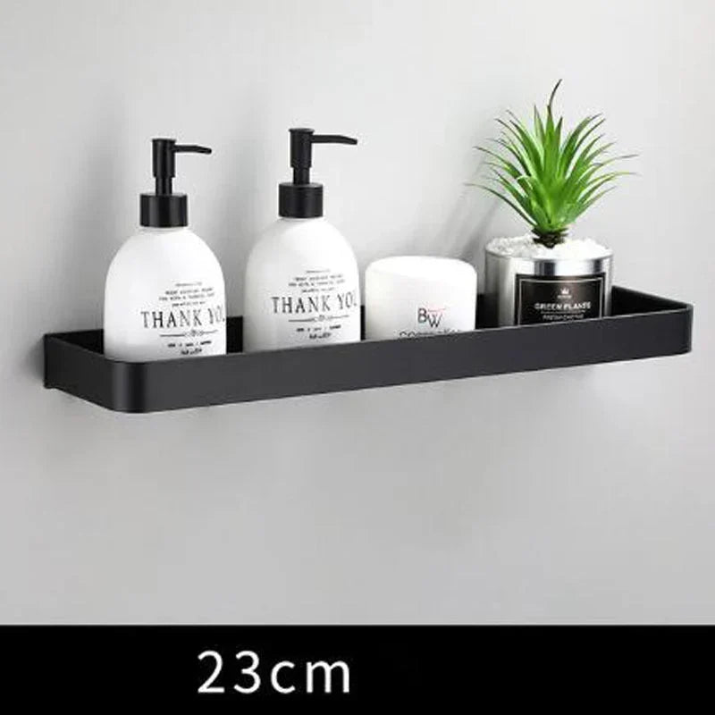 WallCrate™ | Bathroom Wall Shelf Aluminum, Wall-Mounted