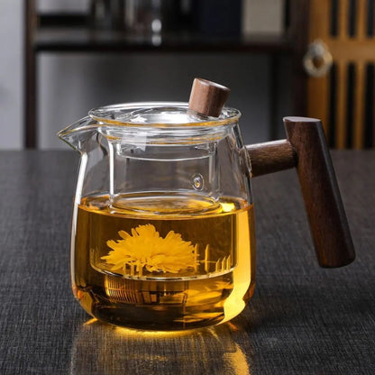 Carly Borosilicate Glass Teapot