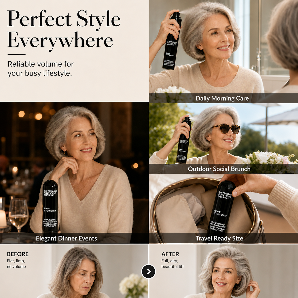 Fluffy Hair Volumizing Spray