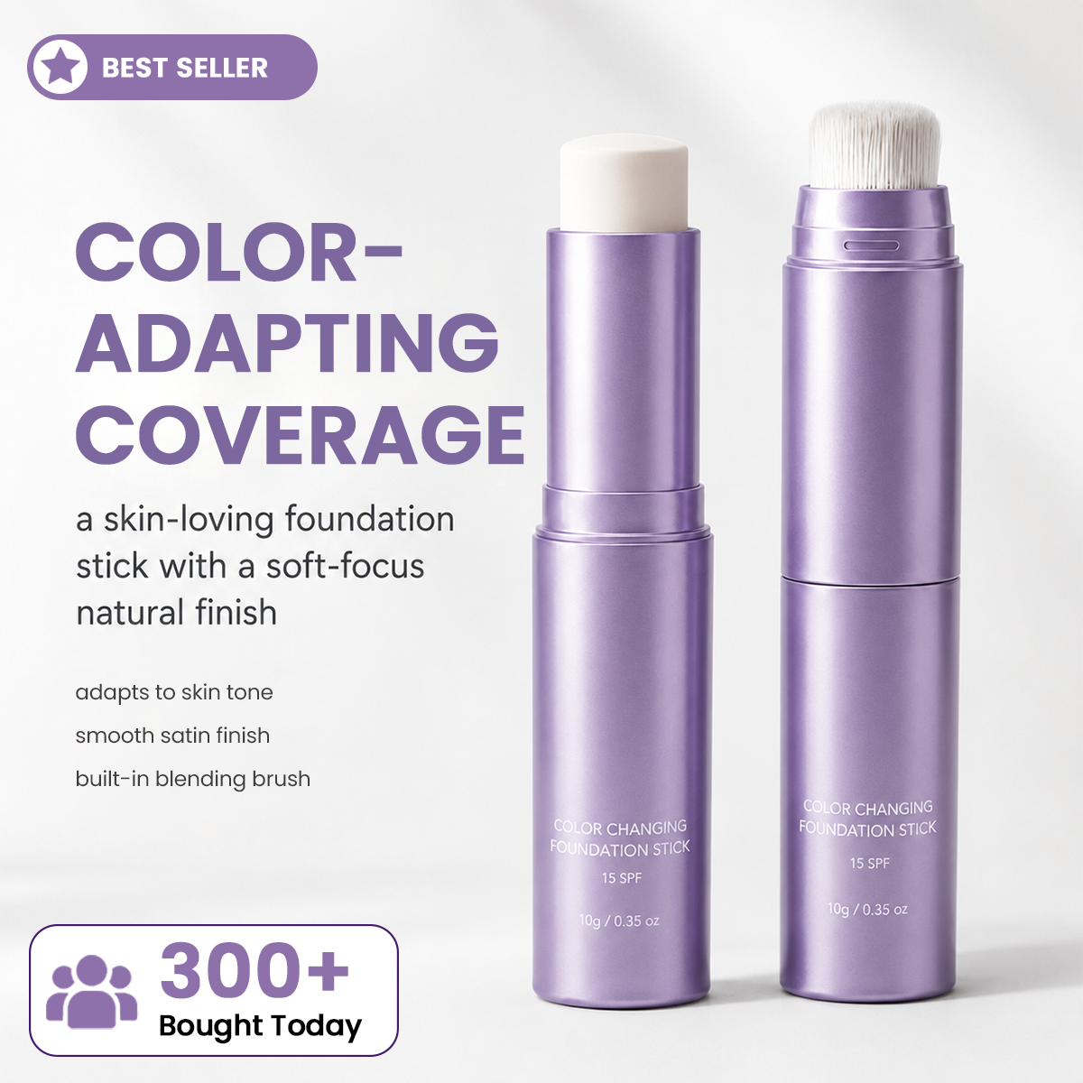 Color-Changing Foundation Stick