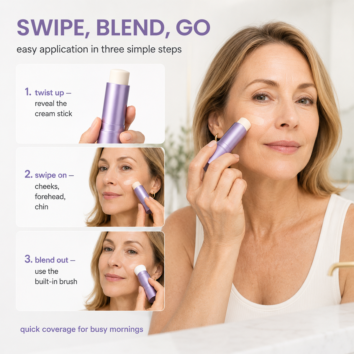 Color-Changing Foundation Stick