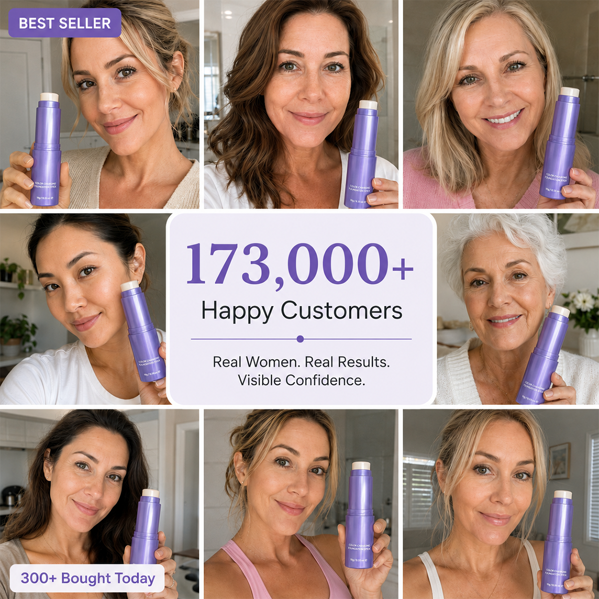 Color-Changing Foundation Stick