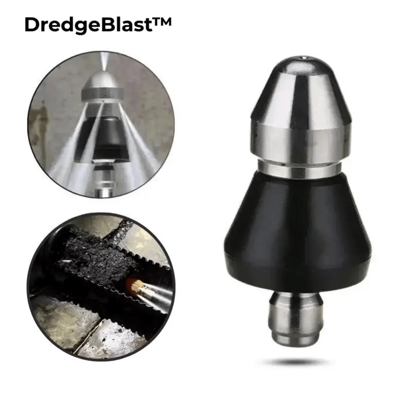 DredgeBlast™ — Unclogs Drains in seconds, without chemicals!