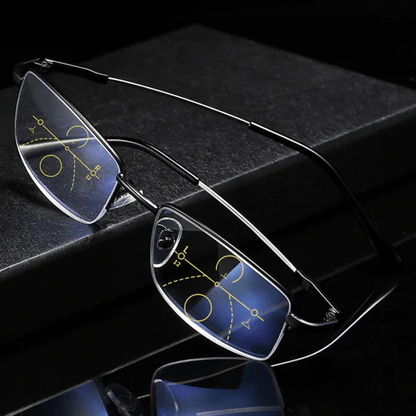Smart Adjustable Glasses with Auto Vision Correction and Blue Light Filter