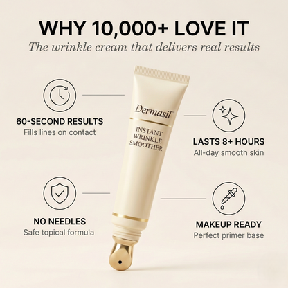Dermasil™ – Instant Wrinkle Smoothing Cream | Visibly Tightens & Fills Lines in 60 Seconds