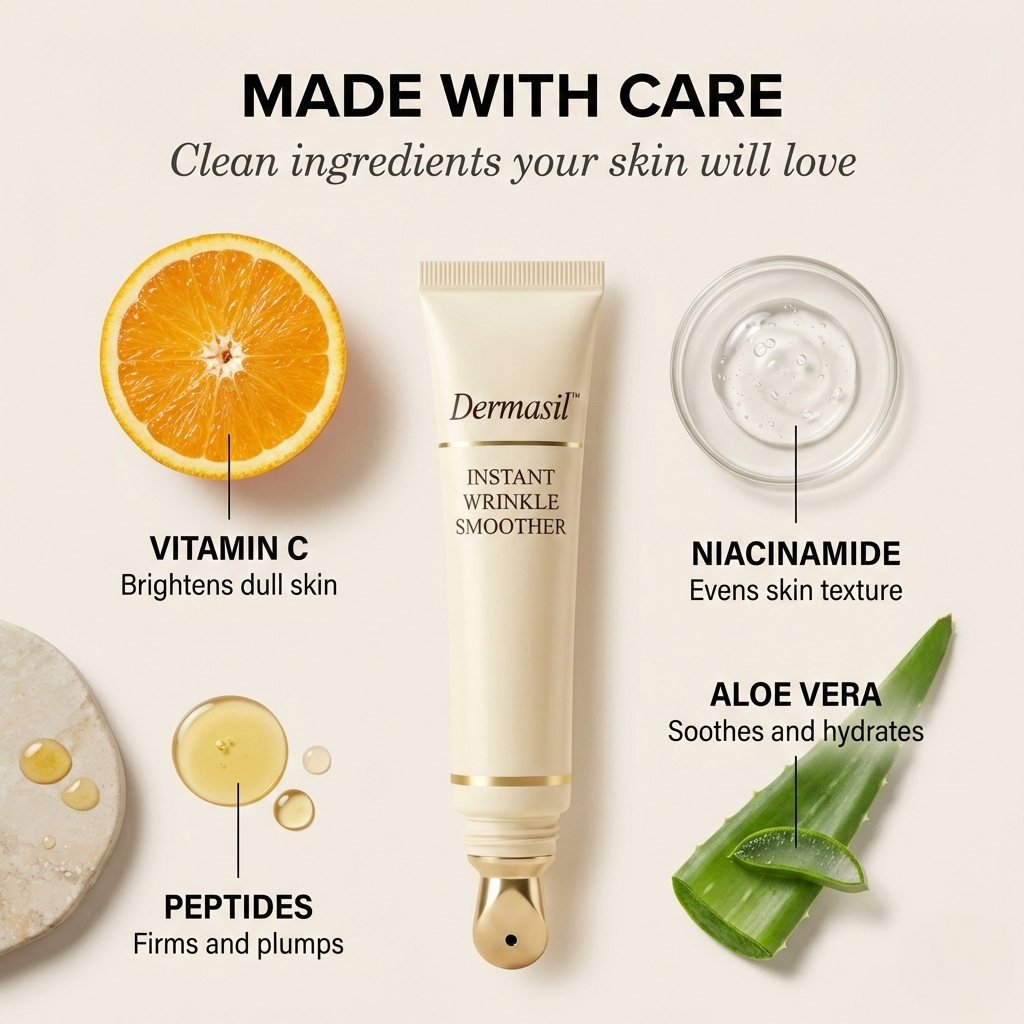 Dermasil™ – Instant Wrinkle Smoothing Cream | Visibly Tightens & Fills Lines in 60 Seconds