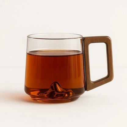 Noah Heat-Resistant Borosilicate Glass Mug