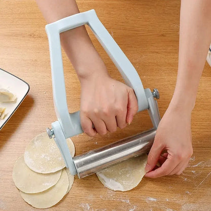 DoughRoll™ | Hand Roller T-Shape, Stainless Steel & Non-Stick