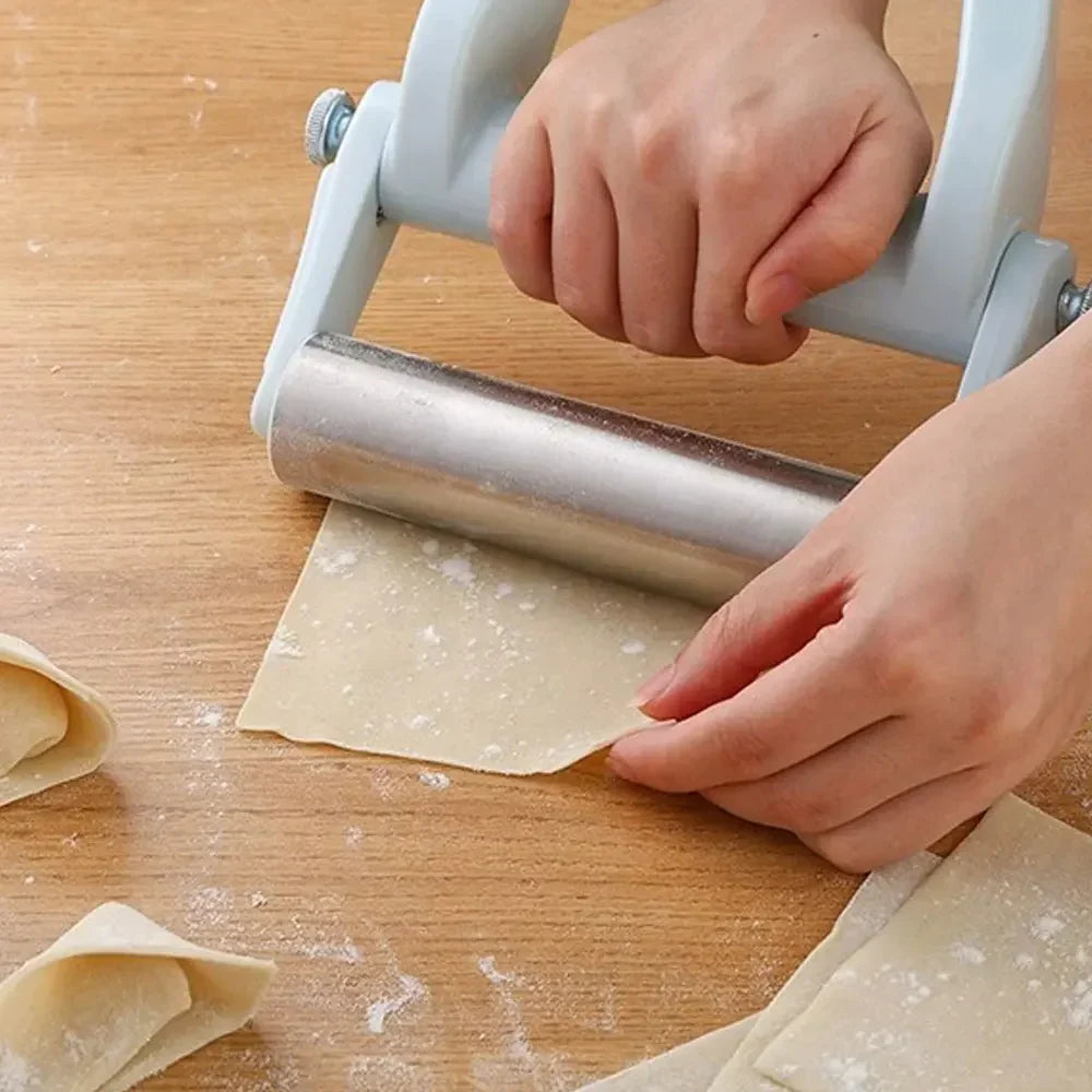 DoughRoll™ | Hand Roller T-Shape, Stainless Steel & Non-Stick