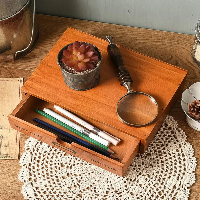 Heritage Vintage Wooden Storage Drawer