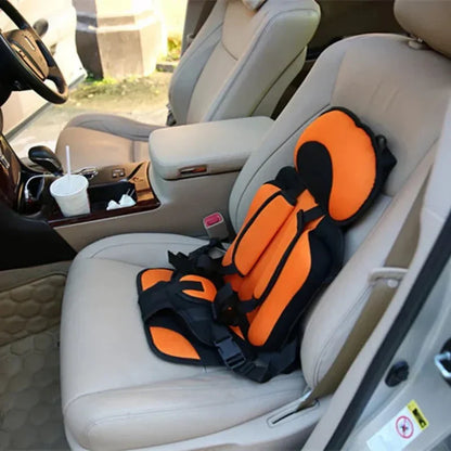 Portable Child Car Seat with Five-Point Safety Harness for Travel