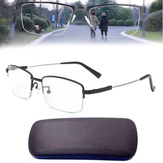 Smart Adjustable Glasses with Auto Vision Correction and Blue Light Filter