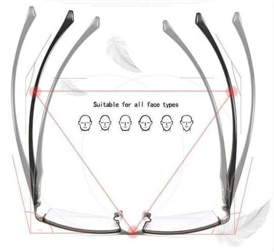 Smart Adjustable Glasses with Auto Vision Correction and Blue Light Filter