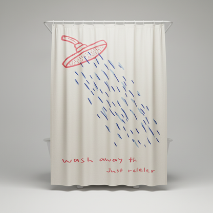 Korean fabric shower curtain - AquaGuardCurtain