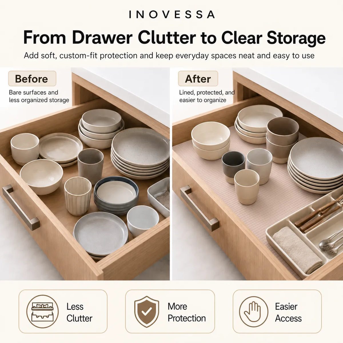 Linara Tear-to-Size Shelf & Drawer Liner
