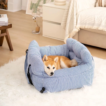 Dog Booster Seat Padded Adjustable Straps & Tether