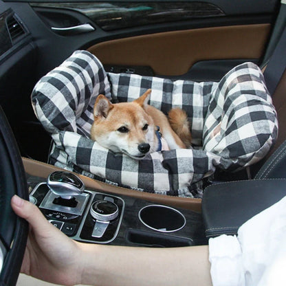 Dog Booster Seat Padded Adjustable Straps & Tether