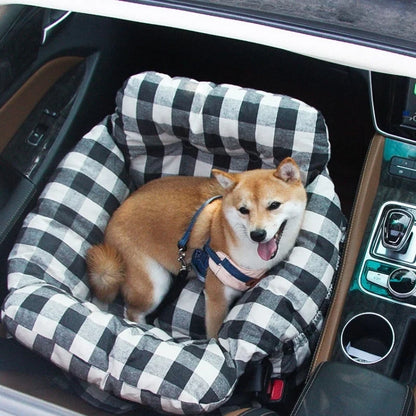 Dog Booster Seat Padded Adjustable Straps & Tether
