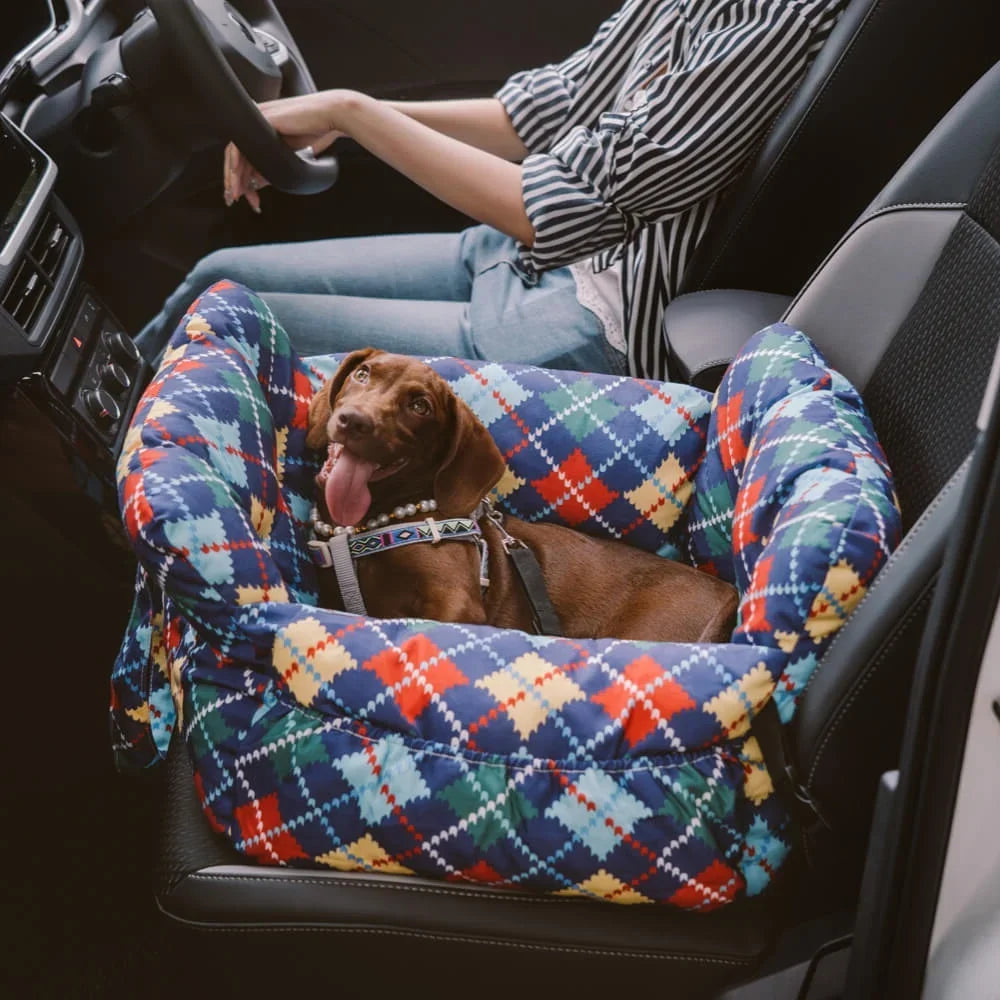 Dog Booster Seat Padded Adjustable Straps & Tether