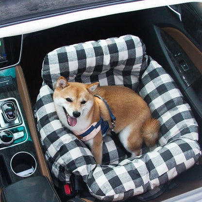 Dog Booster Seat Padded Adjustable Straps & Tether