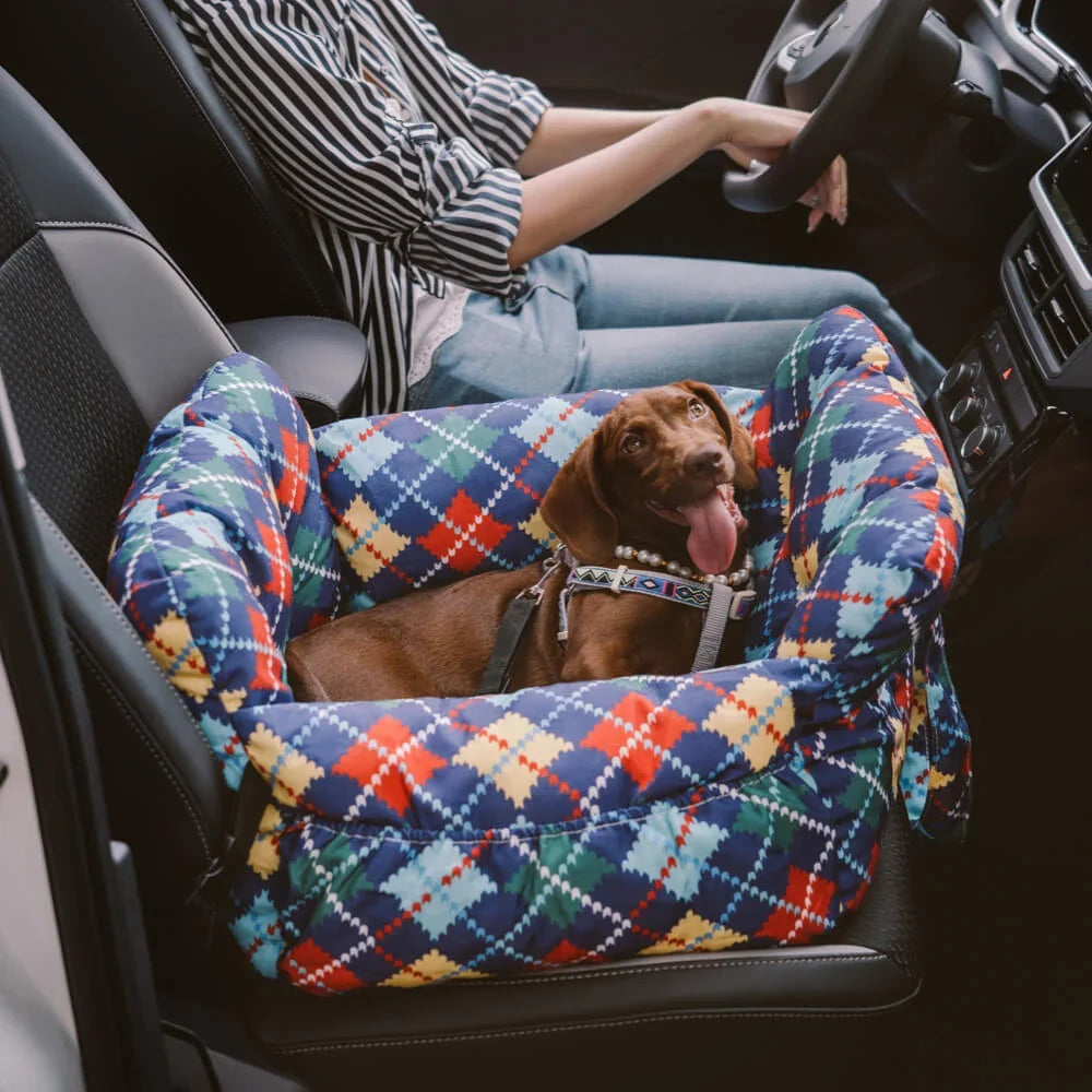 Dog Booster Seat Padded Adjustable Straps & Tether