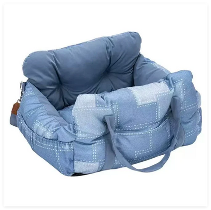 Dog Booster Seat Padded Adjustable Straps & Tether