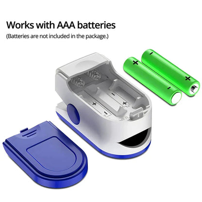 Fingertip Pulse Oximeter HD LED Display Portable One-Button