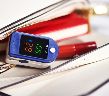 Fingertip Pulse Oximeter HD LED Display Portable One-Button