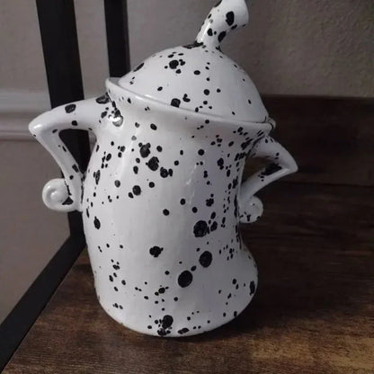 Kitchen Canister Hands-On-Hips Durable Resin Sizable Storage