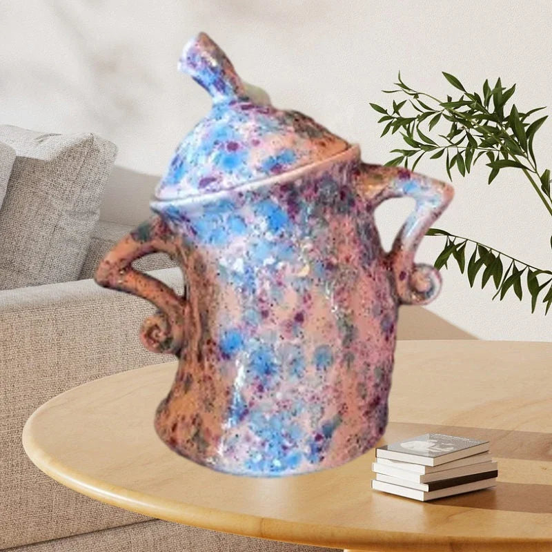 Kitchen Canister Hands-On-Hips Durable Resin Sizable Storage