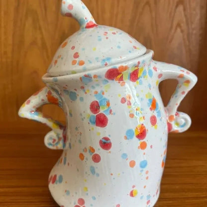 Kitchen Canister Hands-On-Hips Durable Resin Sizable Storage